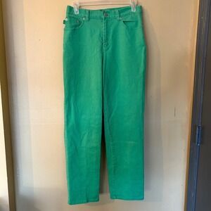 Lauren‎ Jeans Co. Ralph Lauren Petite Jeans Women's Size 6P Lime Green